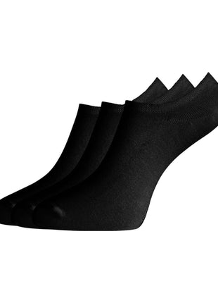 Bamboo Basics kousenvoetjes 3 paar knitted footies black unisex JAMIE-001 Bamboo Basics soquettes invisibles 3 paires knitted footies black unisex