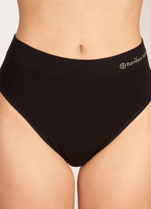 Bamboo Basics slip 3 pack seamless knitted full brief black dames BELLE-001 Bamboo Basics slip lot de 3 seamless knitted full brief black femmes