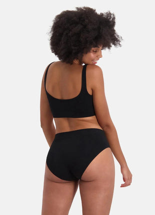 Bamboo Basics slip 3 pack seamless knitted full brief black dames BELLE-001 Bamboo Basics slip lot de 3 seamless knitted full brief black femmes