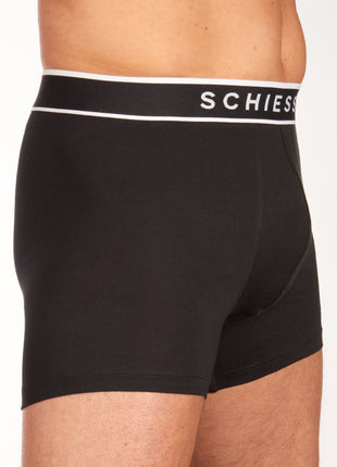 Schiesser short 3 pack 95/5 organic cotton boxer briefs black heren 173983-000 Schiesser boxer lot de 3 95/5 organic cotton boxer briefs black hommes