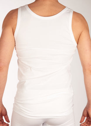 Schiesser singlet 2 pack 95/5 organic cotton undershirts white heren 176038-100 Schiesser débardeur lot de 2 95/5 organic cotton undershirts white hommes