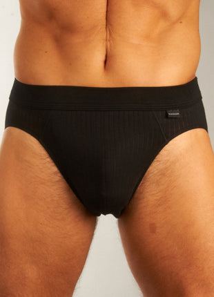 Schiesser slip 2 pack authentic 4-1 rib rio briefs black heren 105984-000 Schiesser slip lot de 2 authentic 4-1 rib rio briefs black hommes