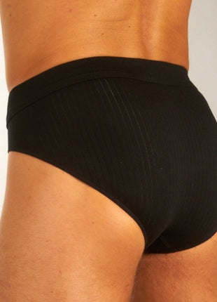 Schiesser slip 2 pack authentic 4-1 rib rio briefs black heren 105984-000 Schiesser slip lot de 2 authentic 4-1 rib rio briefs black hommes