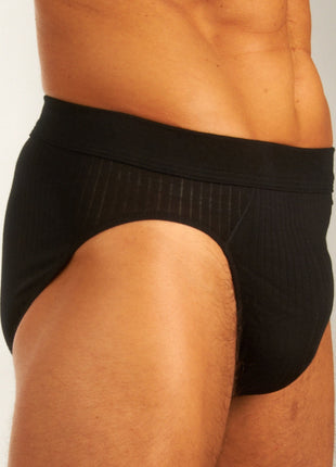 Schiesser slip 2 pack authentic 4-1 rib rio briefs black heren 105984-000 Schiesser slip lot de 2 authentic 4-1 rib rio briefs black hommes