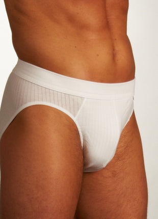 Schiesser slip 2 pack authentic 4-1 rib rio briefs white heren 105984-100 Schiesser slip lot de 2 authentic 4-1 rib rio briefs white hommes