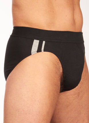 Schiesser slip 3 pack 95/5 organic cotton rio briefs black heren 173815-000 Schiesser slip lot de 3 95/5 organic cotton rio briefs black hommes