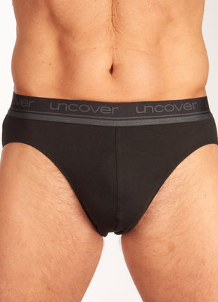 Schiesser slip 3 pack uncover rio briefs black heren 173903-000 Schiesser slip lot de 3 uncover rio briefs black hommes