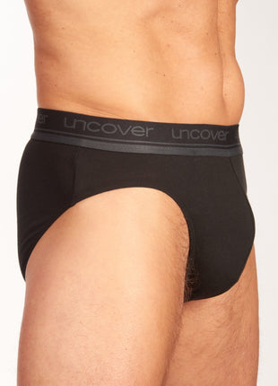 Schiesser slip 3 pack uncover rio briefs black heren 173903-000 Schiesser slip lot de 3 uncover rio briefs black hommes