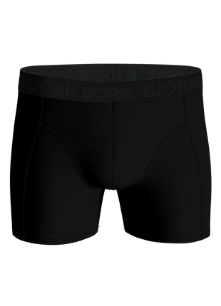 Björn Borg short 3-pack bamboo cotton blend boxer black on black men