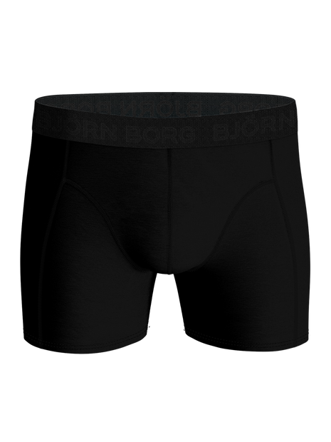 Björn Borg short 3 pack bamboo cotton blend boxer black on black heren