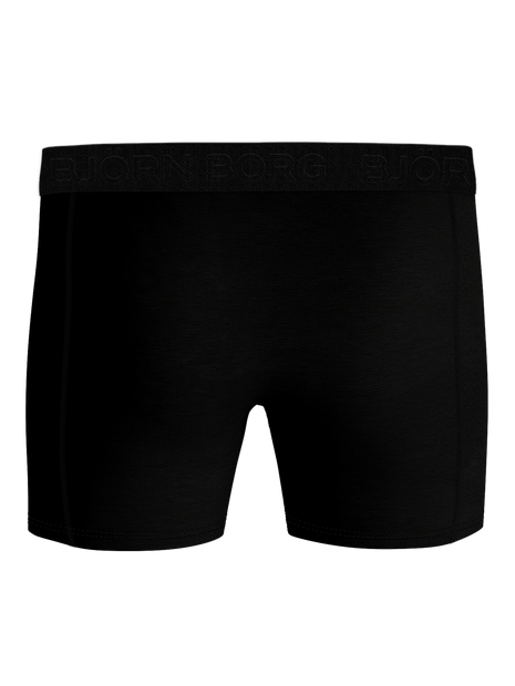Björn Borg short 3 pack bamboo cotton blend boxer black on black heren