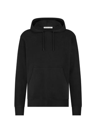 Bamboo Basics knitted hoodie black heren