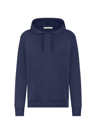 Bamboo Basics knitted hoodie blue heren