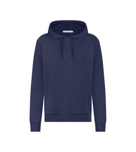 Bamboo Basics knitted hoodie blue heren
