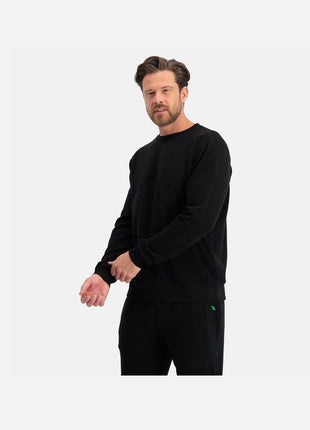 Bamboo Basics knitted sweater black heren