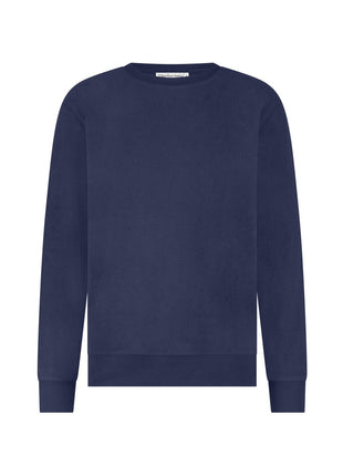 Bamboo Basics knitted sweater blue heren