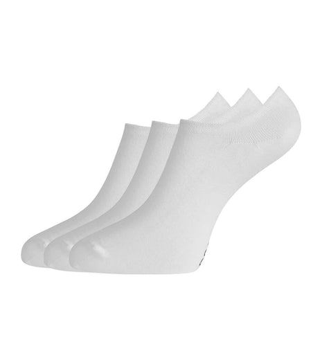 Bamboo Basics kousenvoetjes 3 paar knitted footies white unisex JAMIE-002 Bamboo Basics soquettes invisibles 3 paires knitted footies white unisex
