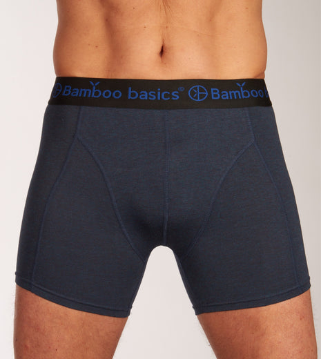 Bamboo Basics short 3 pack knitted boxershorts black / navy / blue heren RICO-011 Bamboo Basics boxer lot de 3 knitted boxershorts black / navy / blue hommes
