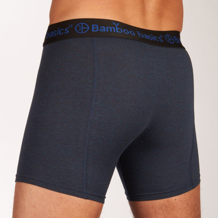 Bamboo Basics short 3 pack knitted boxershorts black / navy / blue heren RICO-011 Bamboo Basics boxer lot de 3 knitted boxershorts black / navy / blue hommes
