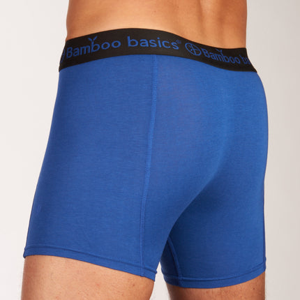 Bamboo Basics short 3 pack knitted boxershorts black / navy / blue heren RICO-011 Bamboo Basics boxer lot de 3 knitted boxershorts black / navy / blue hommes
