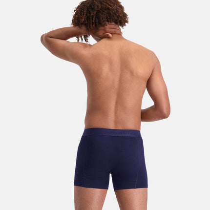 Bamboo Basics short 3 pack knitted boxershorts navy heren JAMES-001 Bamboo Basics boxer lot 3 knitted boxershorts navy hommes