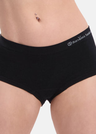 Bamboo Basics slip 2 pack seamless knitted hipster black dames SOPHIE-001 Bamboo Basics slip lot de 2 seamless knitted hipster black femmes