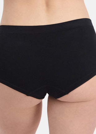 Bamboo Basics slip 2 pack seamless knitted hipster black dames SOPHIE-001 Bamboo Basics slip lot de 2 seamless knitted hipster black femmes