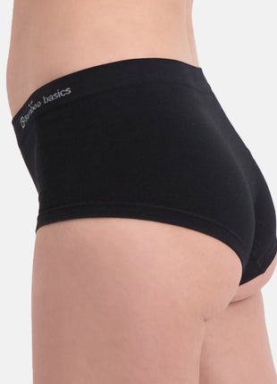 Bamboo Basics slip 2 pack seamless knitted hipster black dames SOPHIE-001 Bamboo Basics slip lot de 2 seamless knitted hipster black femmes