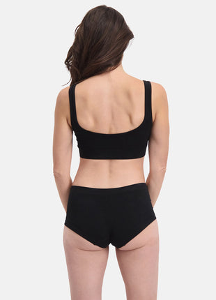 Bamboo Basics slip 2 pack seamless knitted hipster black dames SOPHIE-001 Bamboo Basics slip lot de 2 seamless knitted hipster black femmes