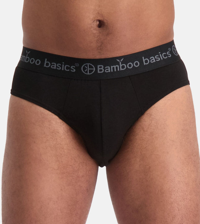 Bamboo Basics slip 3 pack knitted brief black heren JAMES-001 Bamboo Basics slip lot de 3 knitted brief black hommes