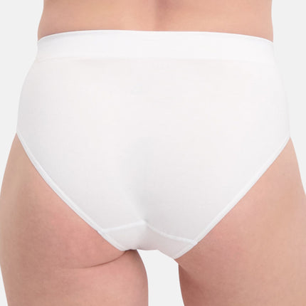Bamboo Basics slip 3 pack seamless knitted full brief white dames BELLE-003 Bamboo Basics slip lot de 3 seamless knitted full brief white femmes