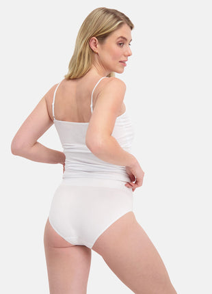 Bamboo Basics slip 3 pack seamless knitted full brief white dames BELLE-003 Bamboo Basics slip lot de 3 seamless knitted full brief white femmes
