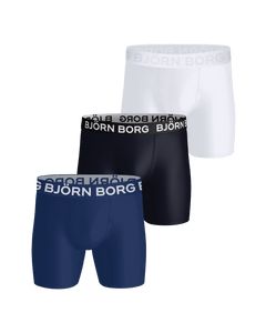 Björn Borg short 3 pack microfiber boxer black heren