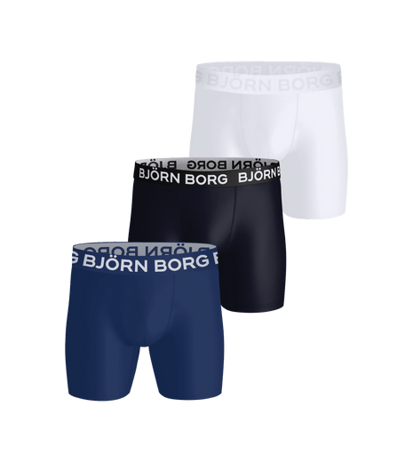 Björn Borg short 3 pack microfiber boxer black heren