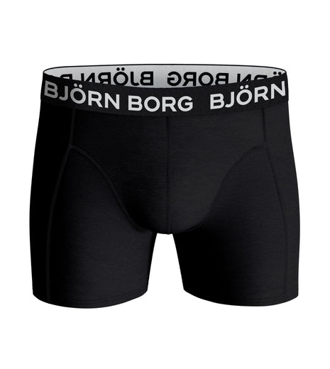 Björn Borg short 5 pack cotton stretch boxer black heren 10004237-MP001 Björn Borg boxer lot de 5 cotton stretch boxer black hommes
