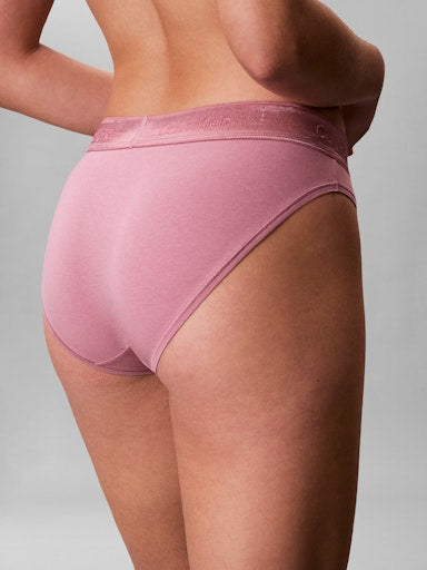 Calvin Klein slip icon cotton modal bikini briefs soft mauve dames