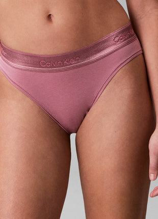 Calvin Klein slip icon cotton modal bikini briefs soft mauve dames