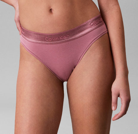 Calvin Klein slip icon cotton modal bikini briefs soft mauve dames