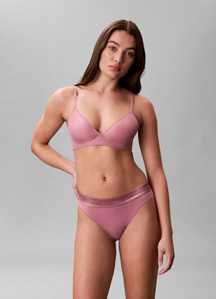 Calvin Klein slip icon cotton modal bikini briefs soft mauve dames