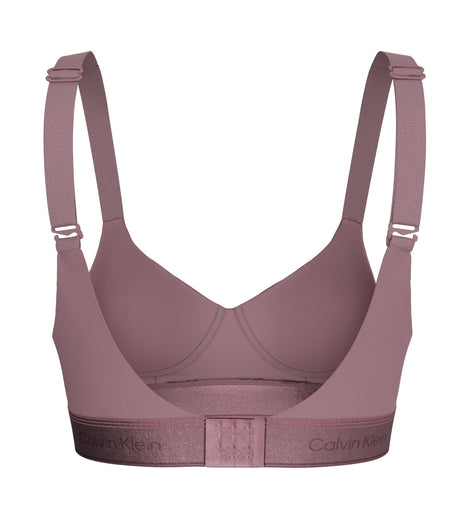 Calvin Klein bh topje icon cotton modal lift bralette soft mauve dames LV00QF8870-41I Calvin Klein brassière icon cotton modal lift bralette soft mauve femmes