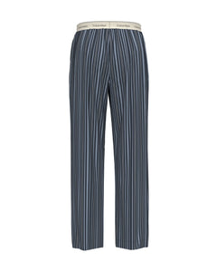 Calvin Klein pyjamabroek cotton poplin sleep pant majorca stripe speakeasy heren LV00NM2944-NJ2 Calvin Klein pantalon de pyjama cotton poplin sleep pant majorca stripe speakeasy hommes