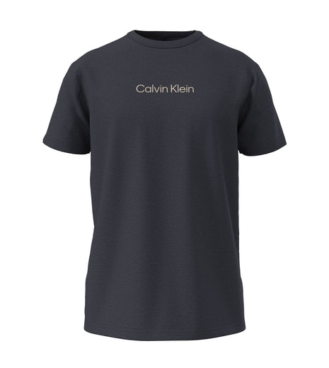 Calvin Klein pyjamashirt crew neck shirt blue nights heren 000NM2748E-CCI Calvin Klein haut de pyjama crew neck shirt blue nights hommes