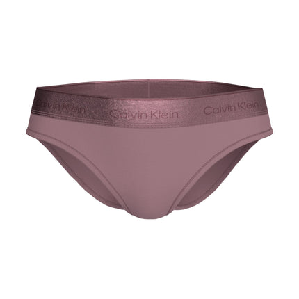 Calvin Klein slip icon cotton modal bikini briefs soft mauve dames LV00QF8827-41I Calvin Klein slip icon cotton modal bikini briefs soft mauve femmes