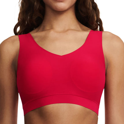 Chantelle bh topje softstretch padded top poppy red dames C16A10-0YU Chantelle brassière softstretch padded top poppy red femmes