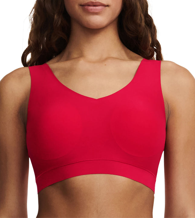 Chantelle bh topje softstretch padded top poppy red dames C16A10-0YU Chantelle brassière softstretch padded top poppy red femmes