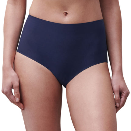 Chantelle slip softstretch high waist brief marine blue dames C26470-023 Chantelle slip softstretch high waist brief marine blue femmes