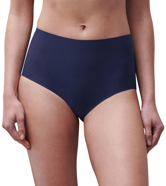 Chantelle slip softstretch high waist brief marine blue dames C26470-023 Chantelle slip softstretch high waist brief marine blue femmes