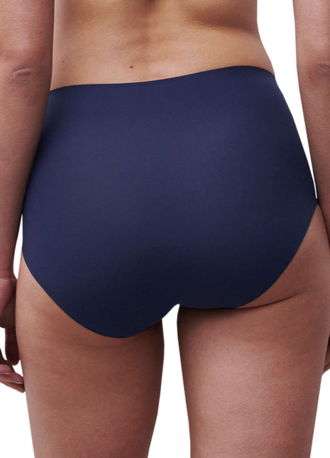 Chantelle slip softstretch high waist brief marine blue dames C26470-023 Chantelle slip softstretch high waist brief marine blue femmes