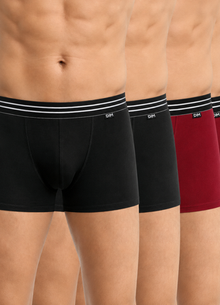 Dim short 4 pack black and red ECODIM men