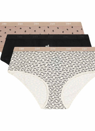 Dim short 3 pack les pockets cotton stretch boxer sous les palmiers dames